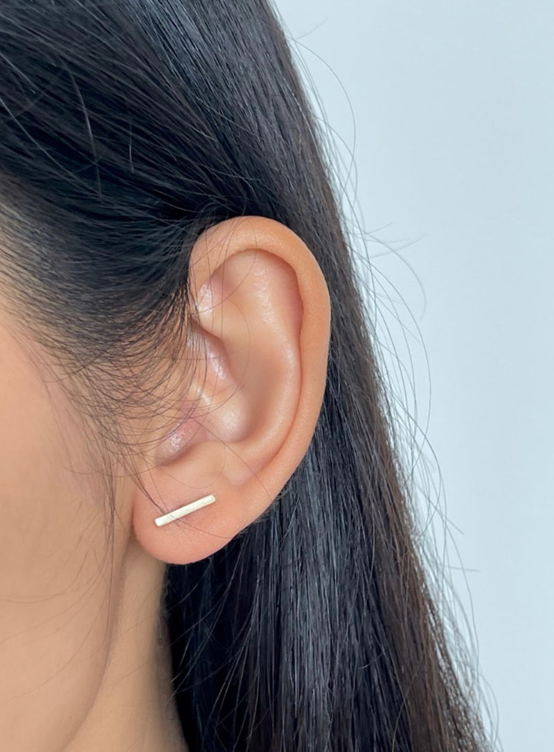 Unique Gold Bar Earrings