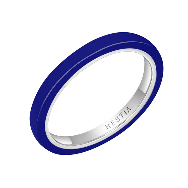 Billie Blue Ceramic Ring
