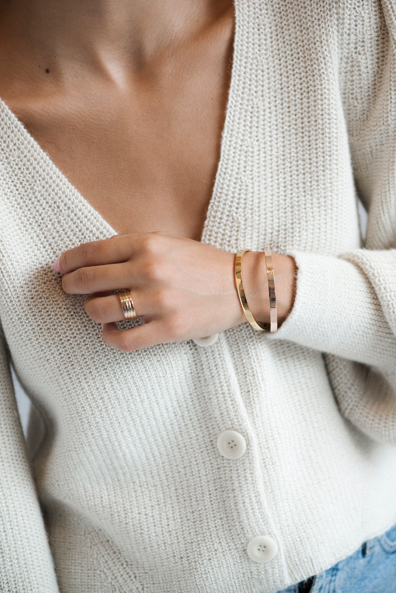 Meghan White Gold Bracelet