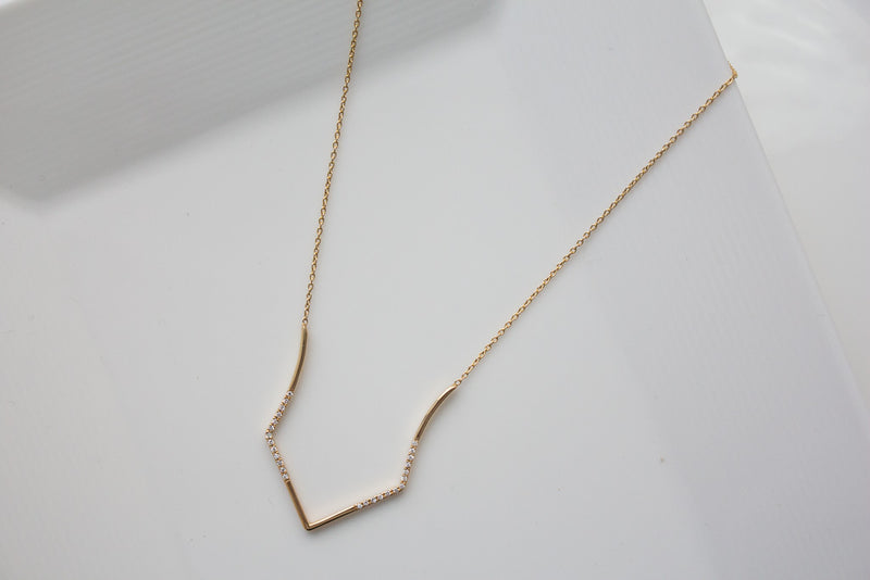Hestia Heart Diamond Pendant Necklace