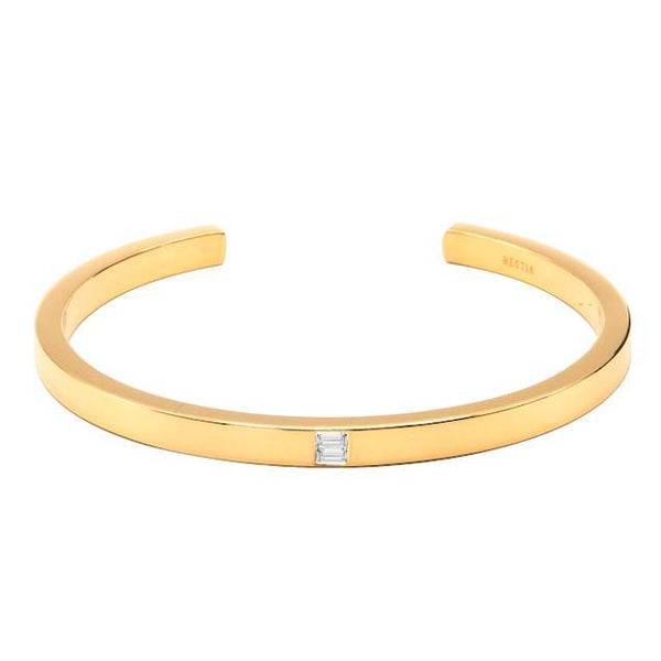Lana Gold Baguette Diamond Bracelet