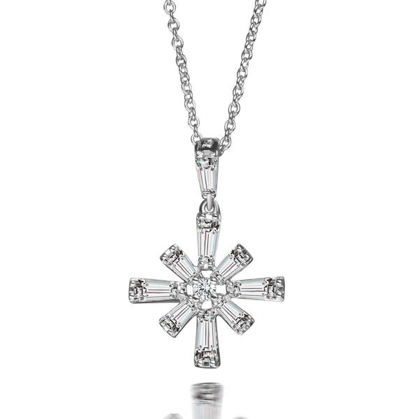 Star Diamond Pendant Necklace
