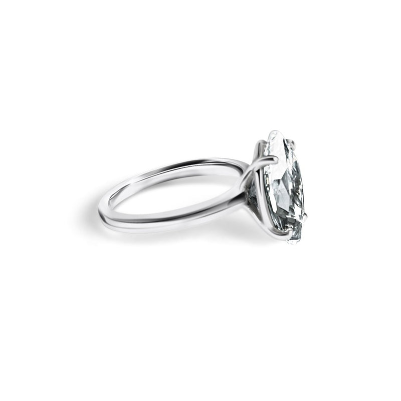 Marquise cut diamond engagement ring -Hestia jewels