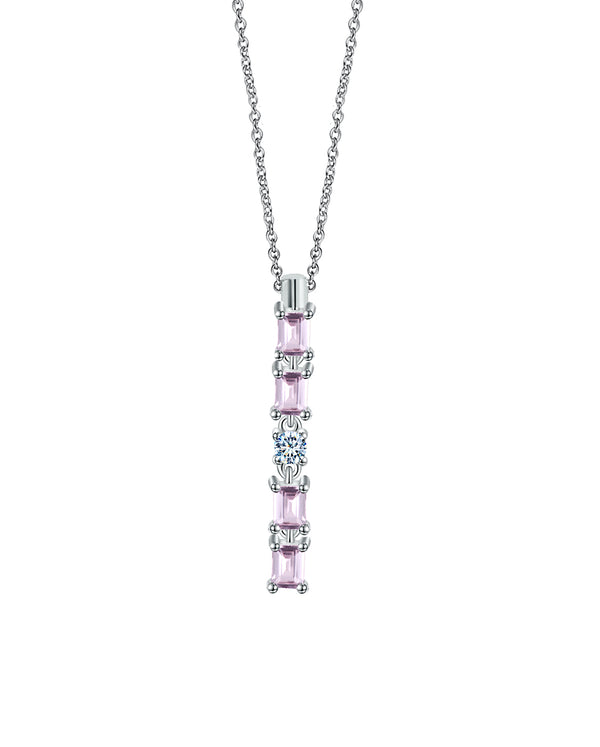 Celine Sapphire and Diamond Pendant Necklace
