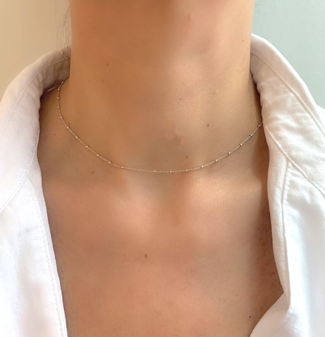 Charming Gold Choker Necklace