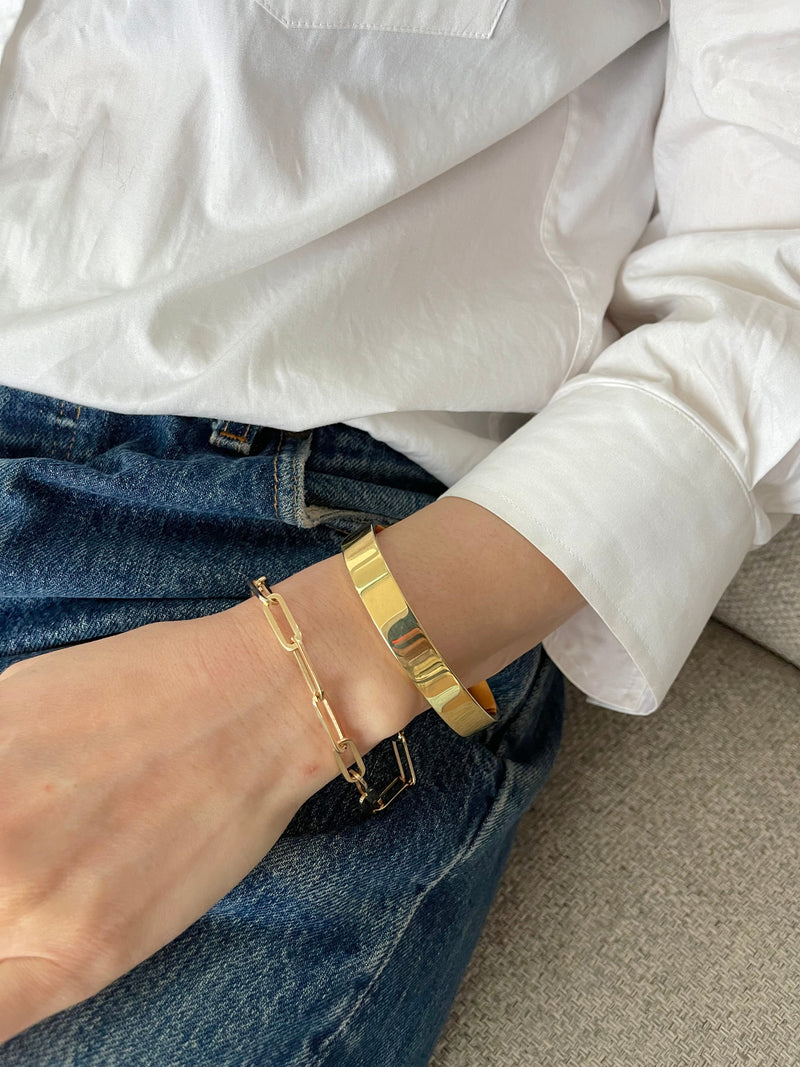Dominic White Gold Bracelet