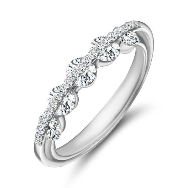 Light Diamond Ring - Diamonds