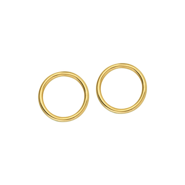 Embrace 14K Gold Open Circle Earrings