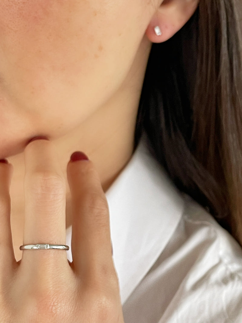 Petite Soul Baguette Diamond Ring