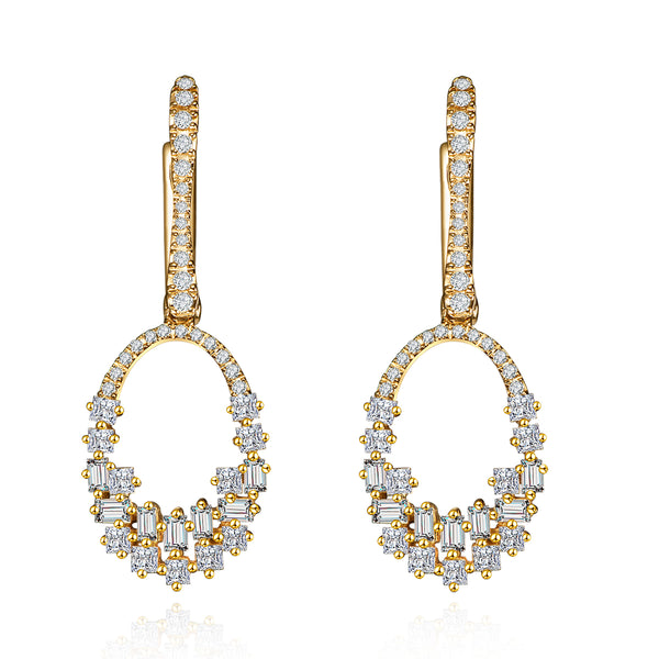 Illuminate Baguette Diamond Earrings