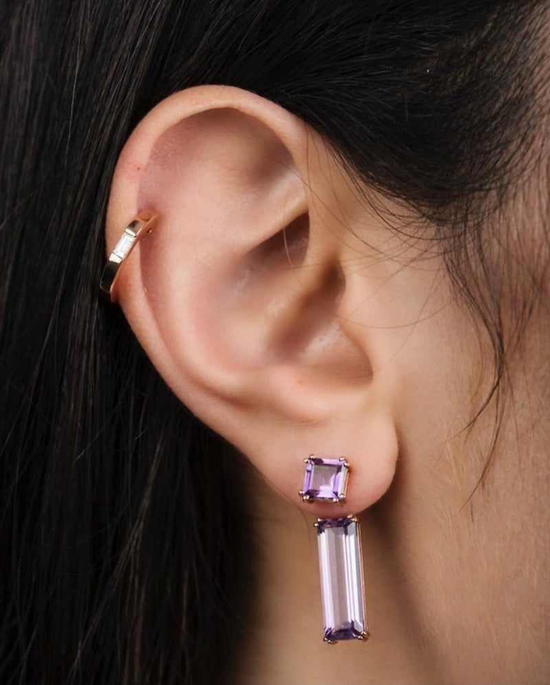 Marilyn Purple Amethyst Earring Extenders