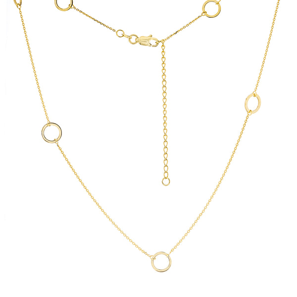 Embrace Gold Round Chain Necklace