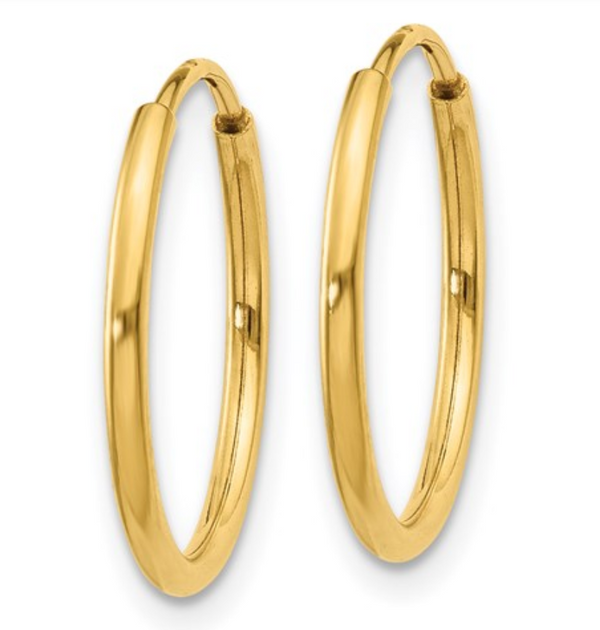 Endless 14K Gold Small Hoop Earrings