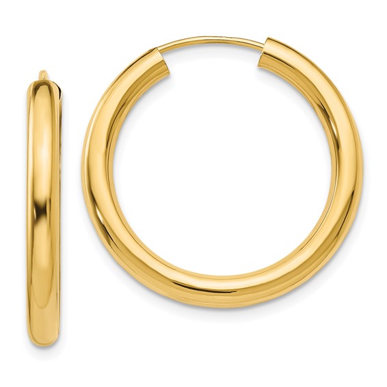 Core 25mm Hoop Earrings