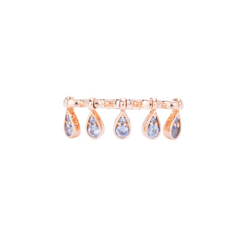 Charleston Sapphire Drops Ring - Blue Sapphires