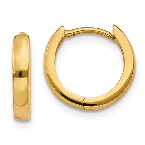 Essential 14K Gold Huggie Hoop Earrings
