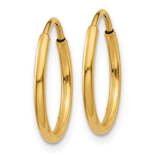 Endless 14K Gold Dainty Hoop Earrings