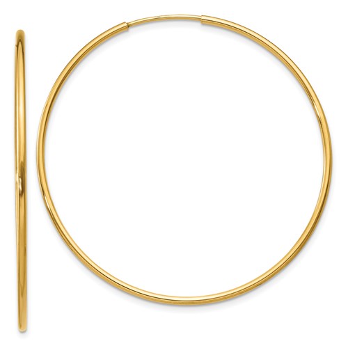 Endless 14K Gold Large Hoop Earrings